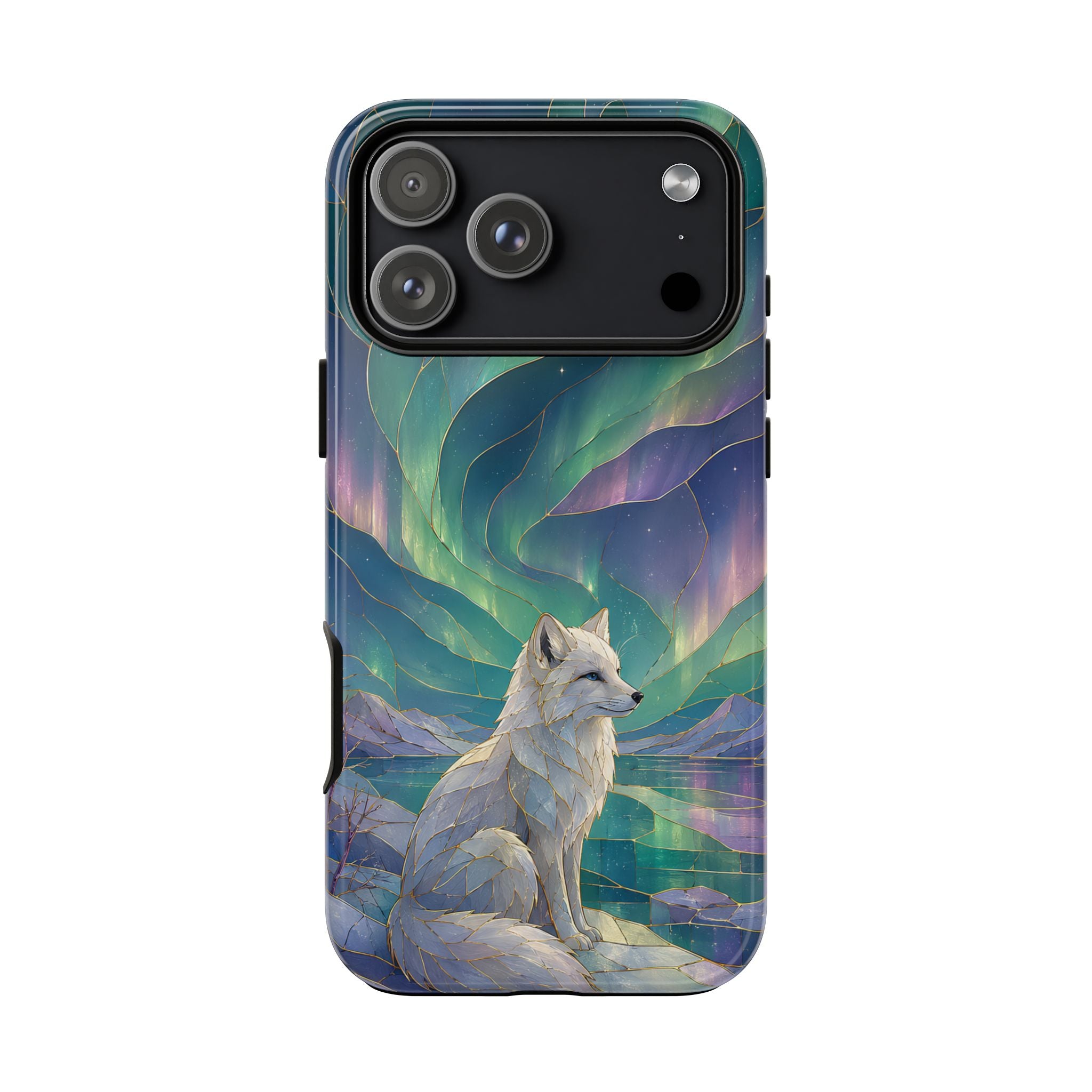 Arctic Fox iPhone Case | Northern Lights iPhone Case