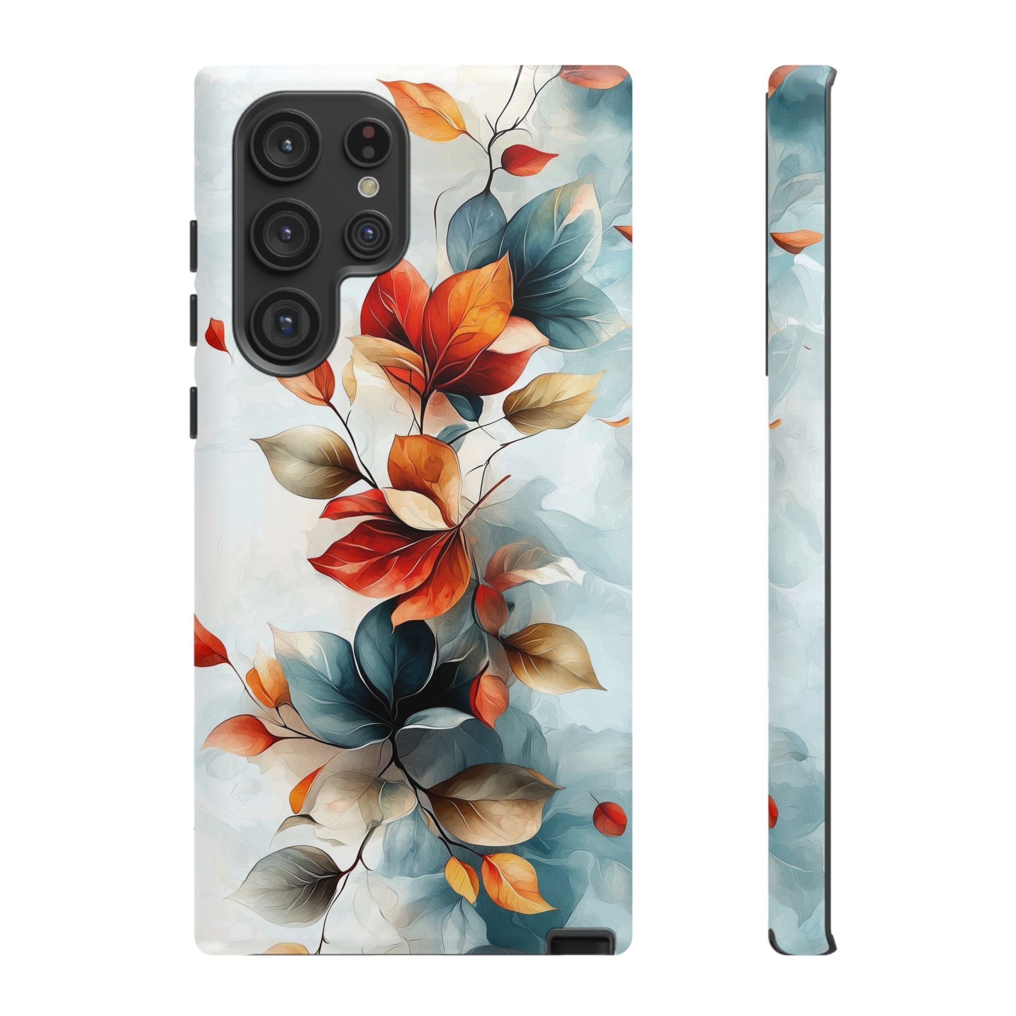 Floral Autumn Leaves Watercolour Tough Samsung Galaxy Case