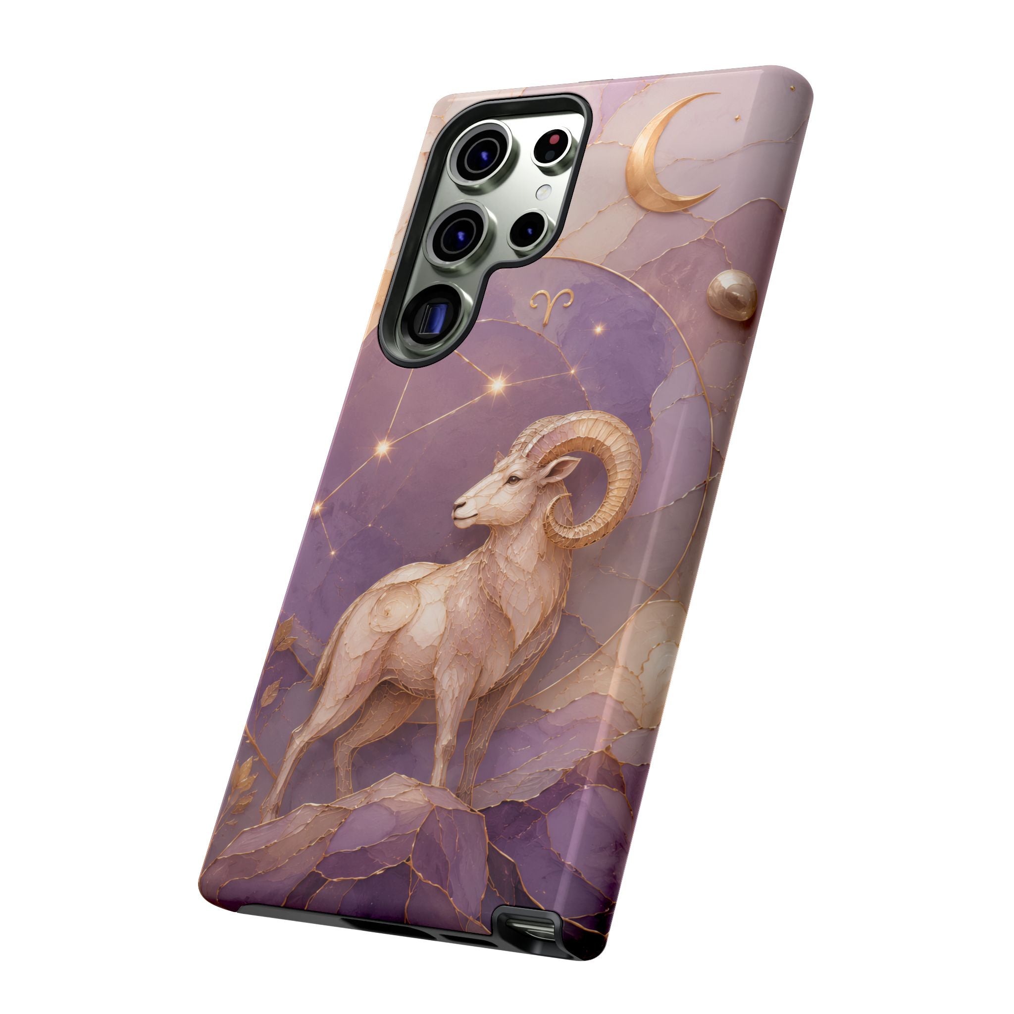 Aries Zodiac Samsung Galaxy Phone Case | Ram Constellation Phone Case