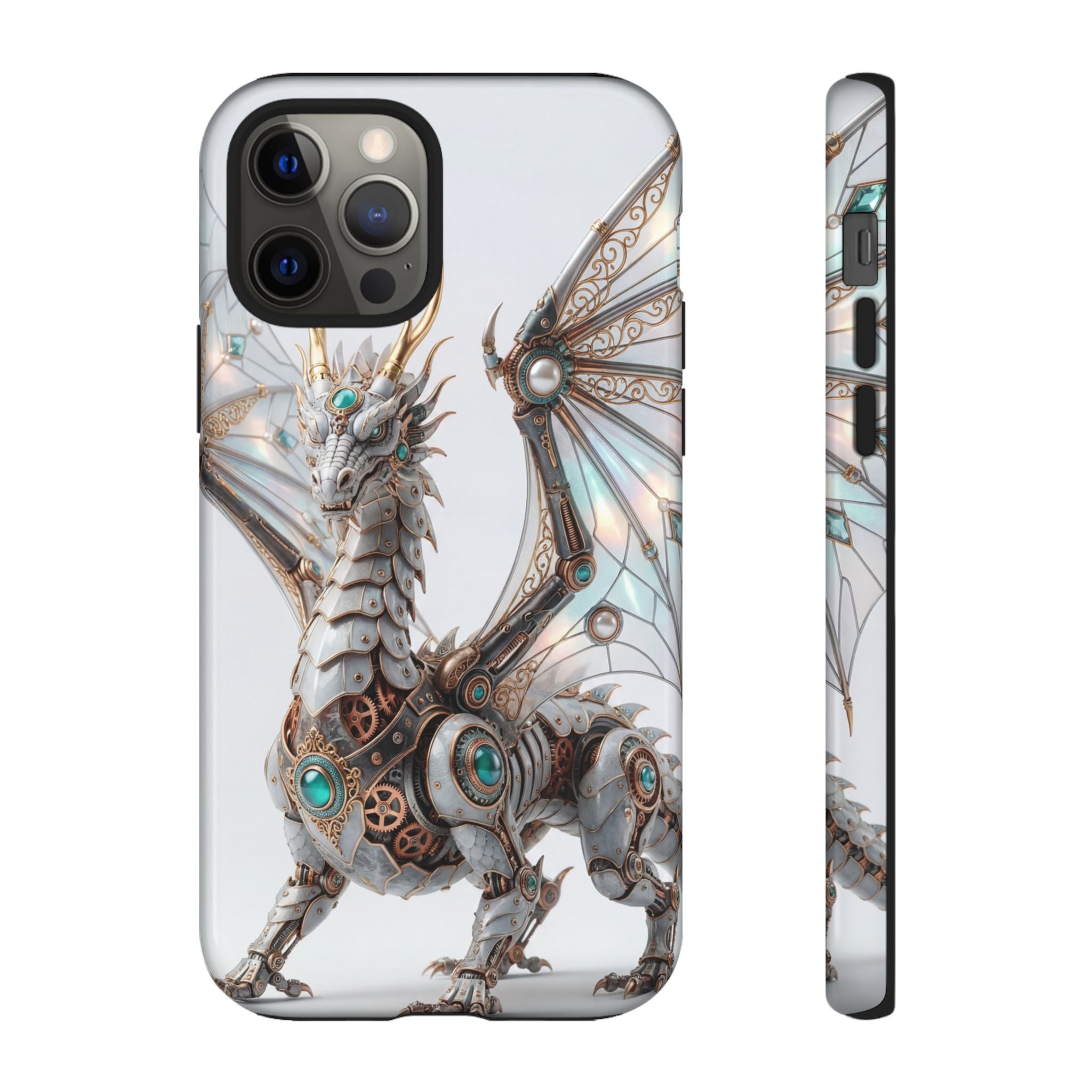 Steampunk Mechanical Dragon iPhone Case — Fantasy Armor Protective Cover