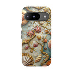 Decorative Seashell & Pearl Beach Design Google Pixel Case