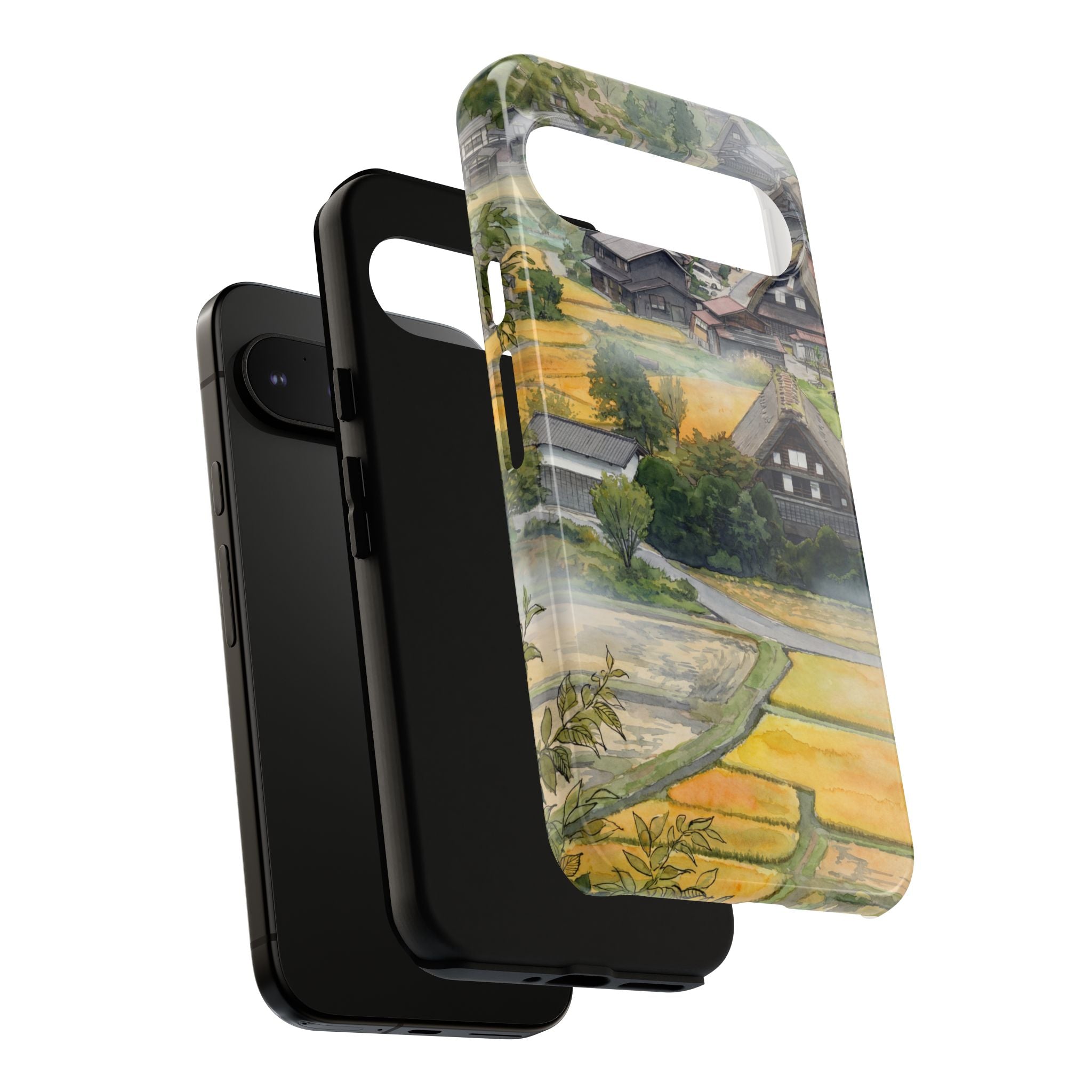 Shirakawa Whisper | Japan Watercolour  Google Pixel Phone Case