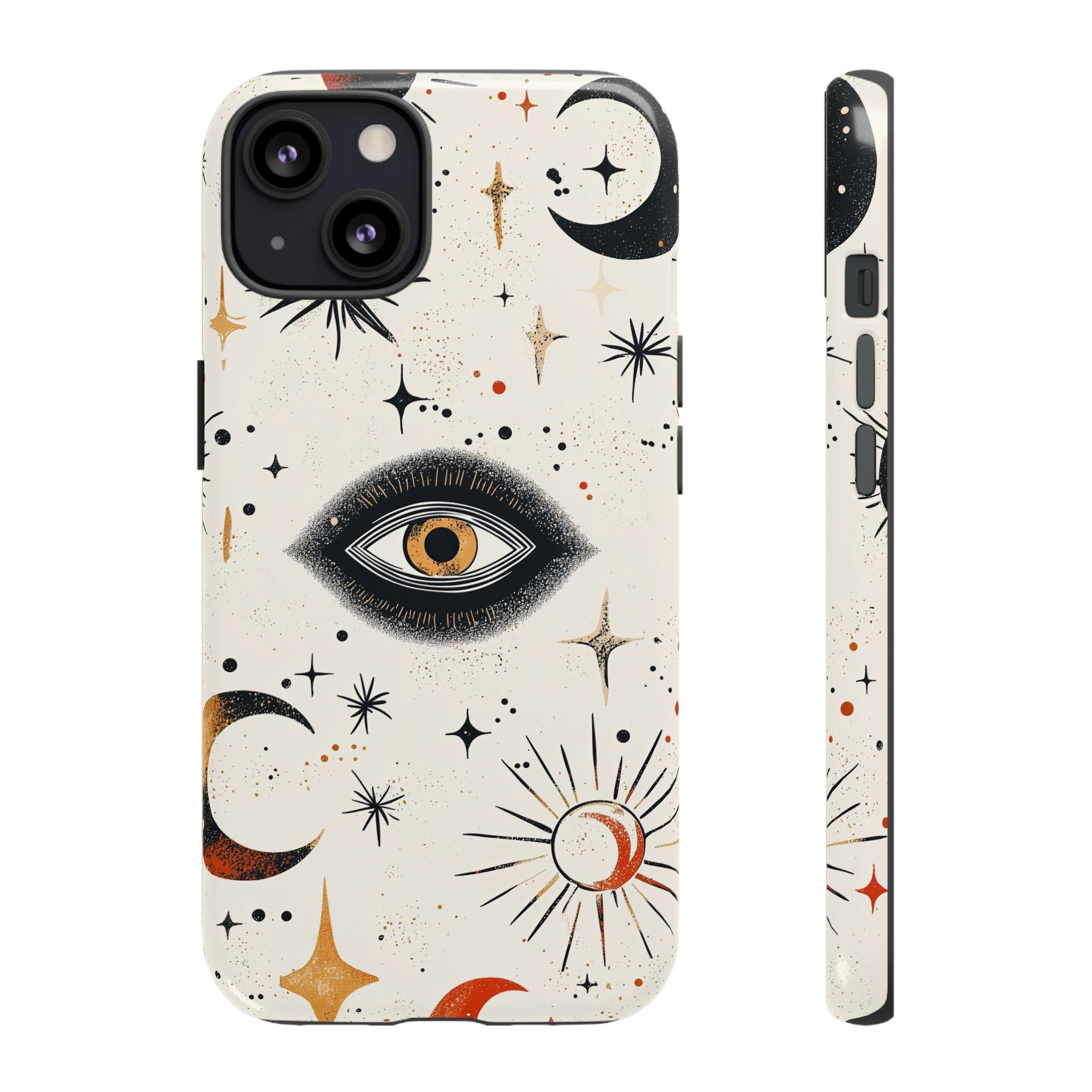 Mystic Eye iPhone Case | Celestial Moon & Star
