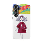 Colourful Artistic Wine Lady Samsung Galaxy Phone Case