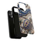 Sea Turtle Mosaic iPhone Case – Decorative Ocean Art Protective Case