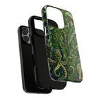 Octopus Tough iPhone Case | Jewel Green Ocean Animal Cover