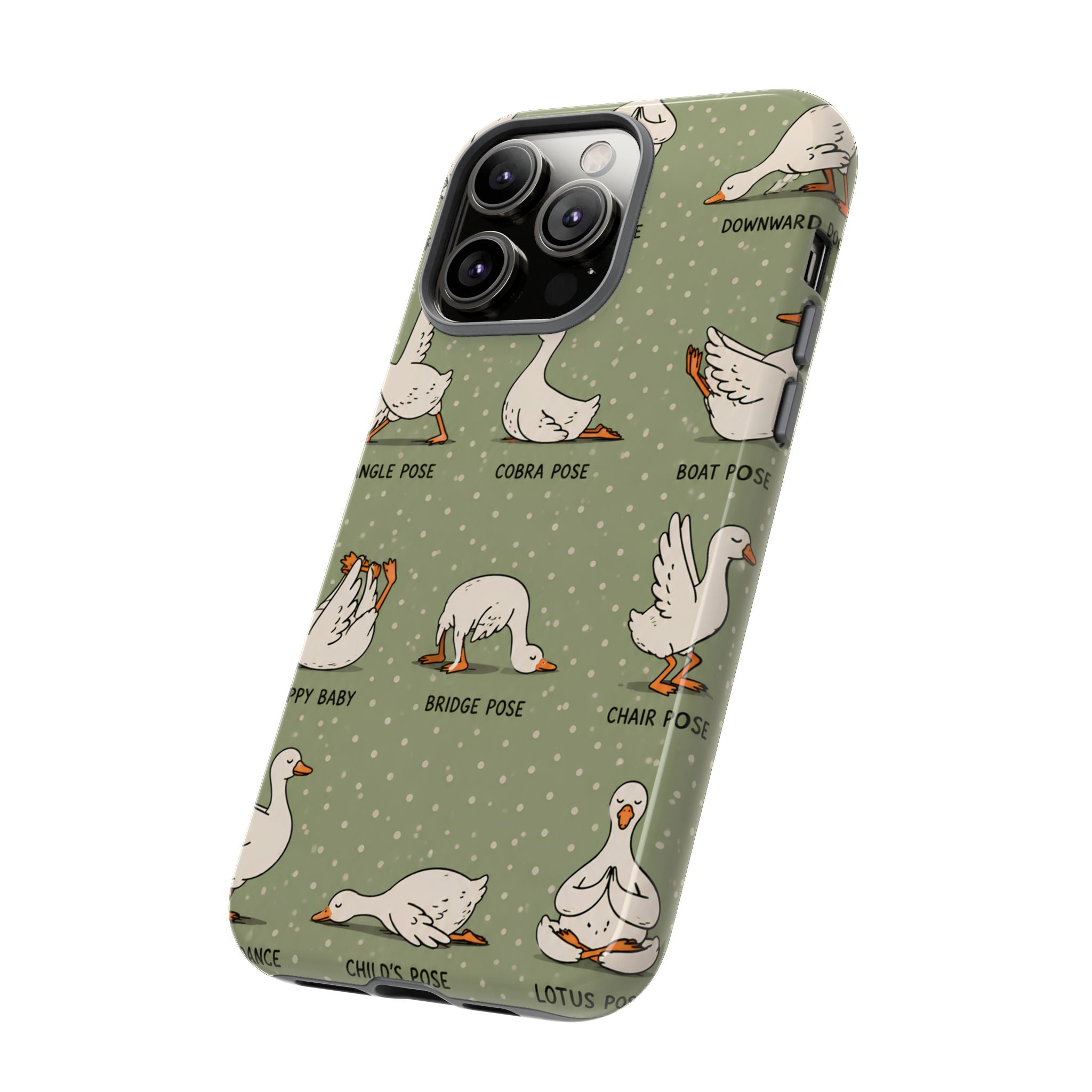 Yoga Goose iPhone Case | Funny Goose Yoga Cover