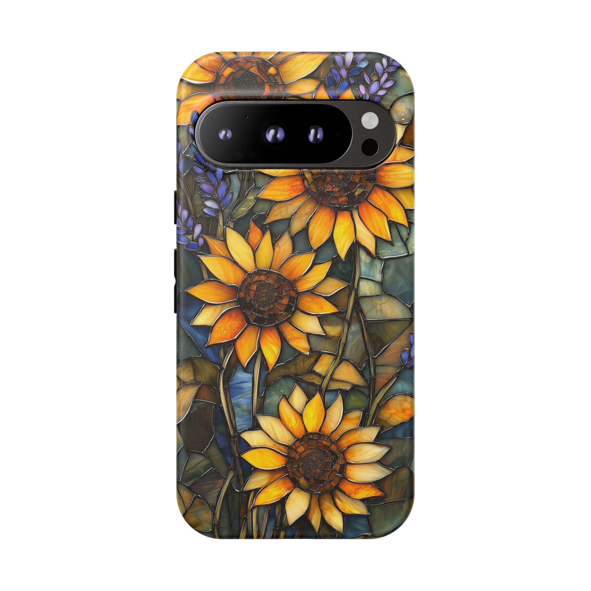 Sunflower Stained Glass Tough Google Pixel Case