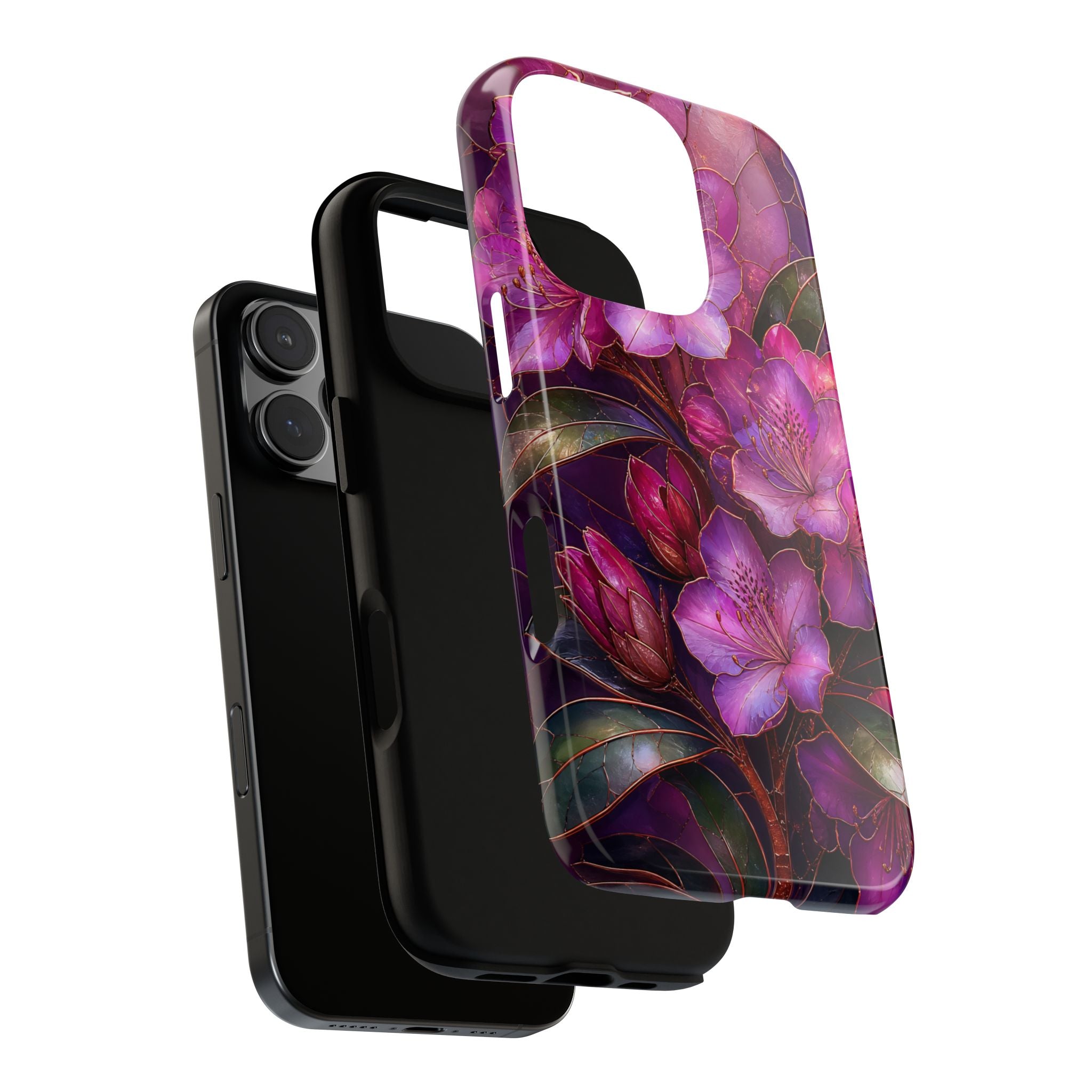 Purple Floral iPhone Case | Dark Botanical iPhone Case