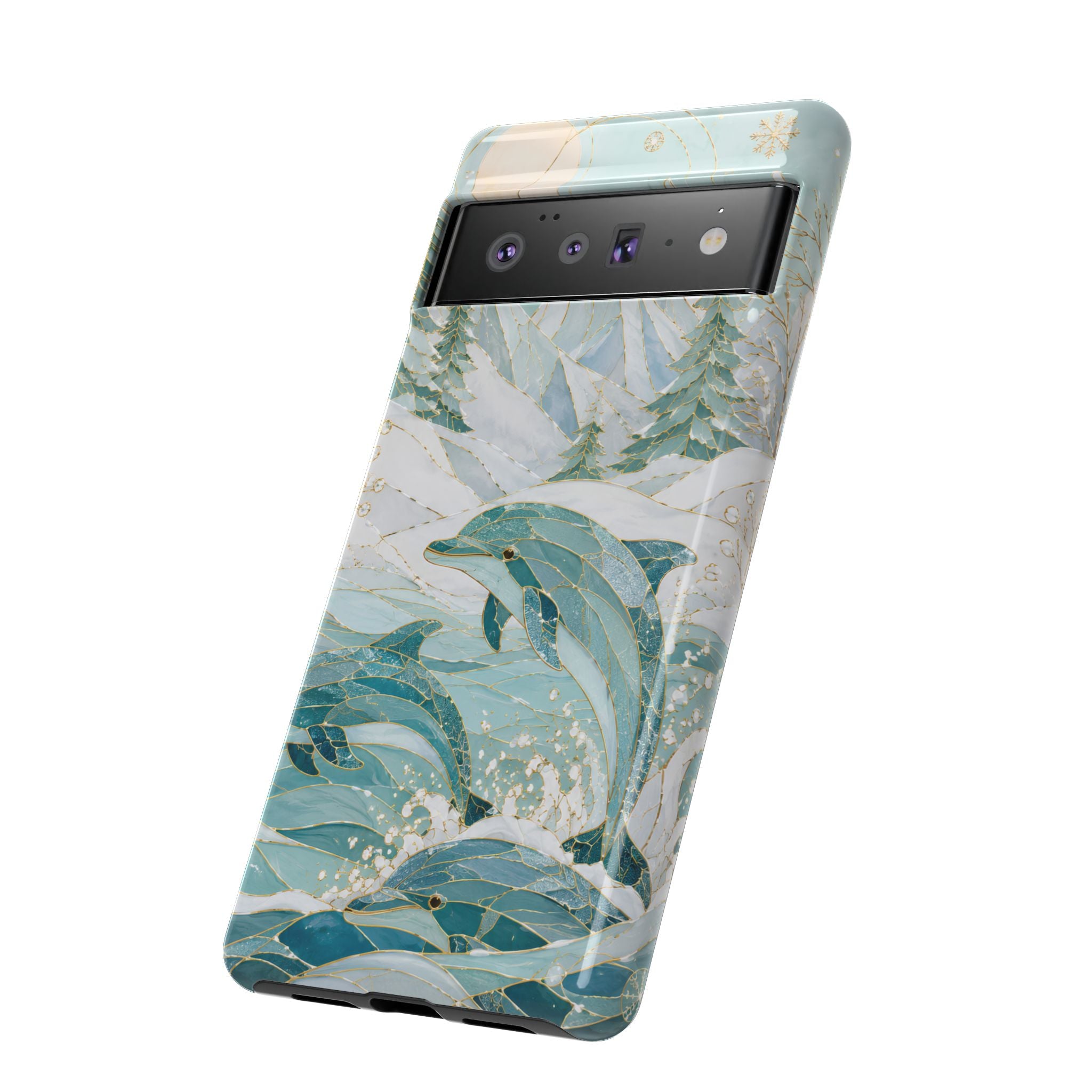 Dolphin Google Pixel Phone Case | Ocean Wave Phone Case