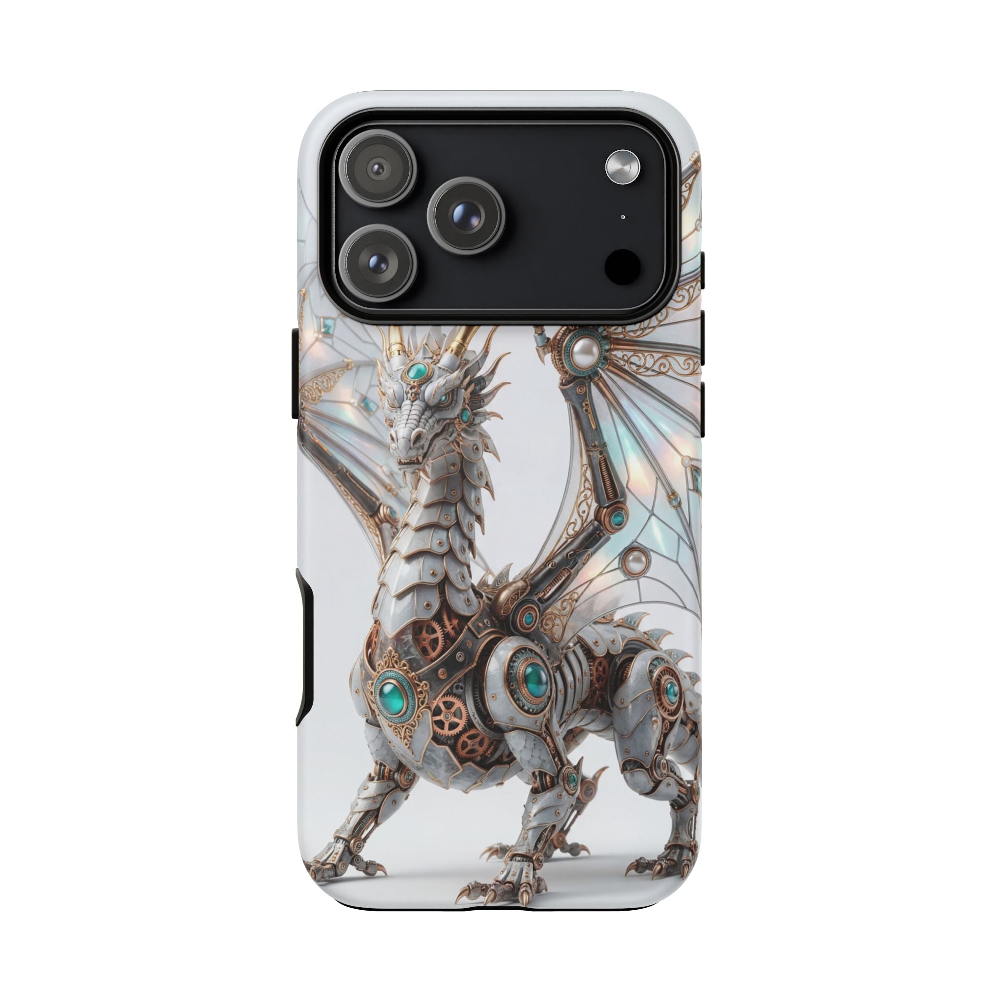 Steampunk Mechanical Dragon iPhone Case — Fantasy Armor Protective Cover