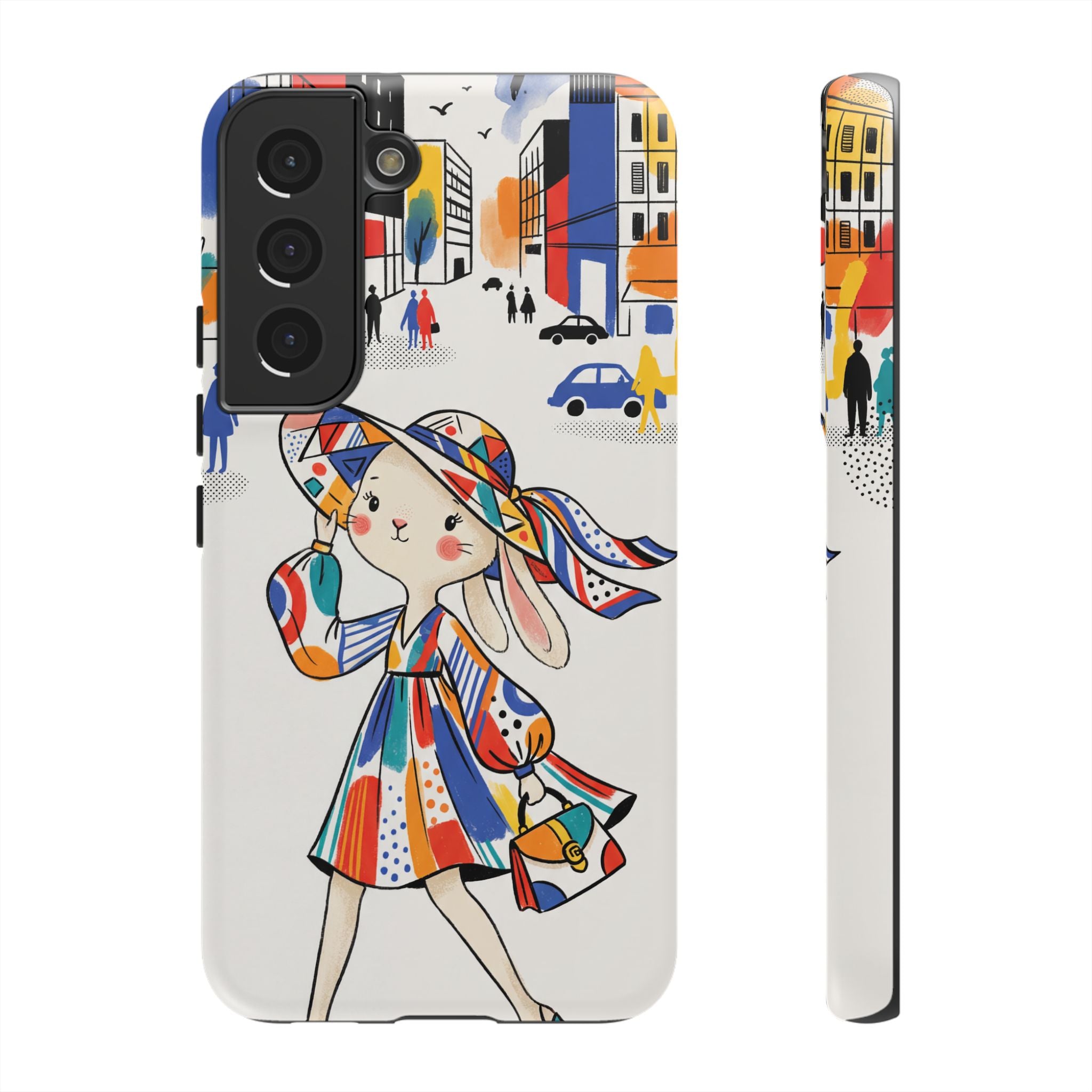 Chic Bunny City Samsung Galaxy Phone Case