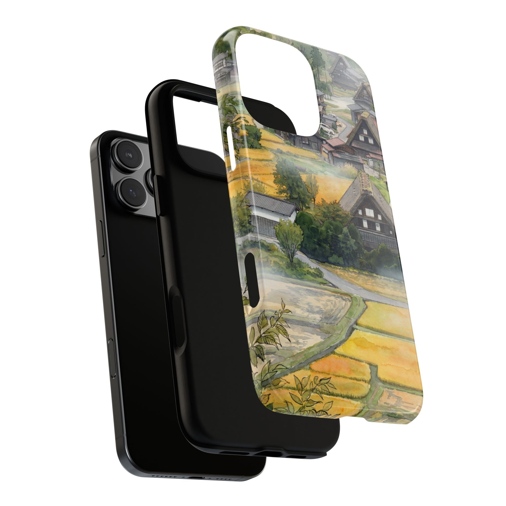 Shirakawa Whisper | Japan Watercolour iPhone Case