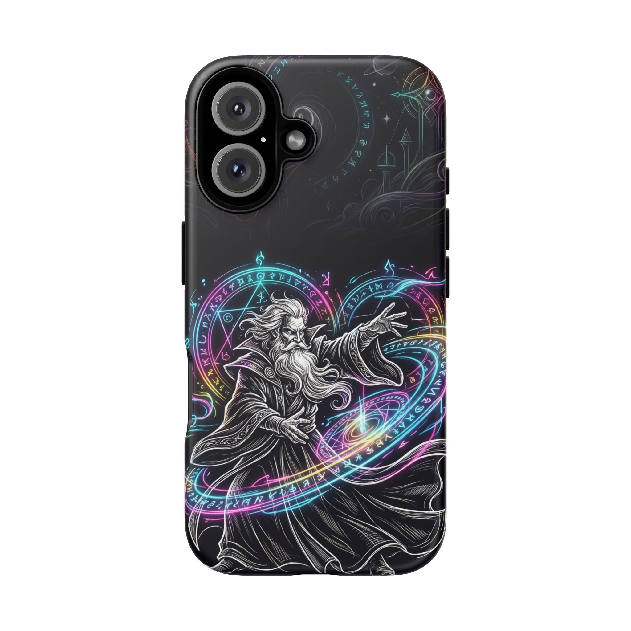 Neon Spell Art Wizard Magic iPhone Case