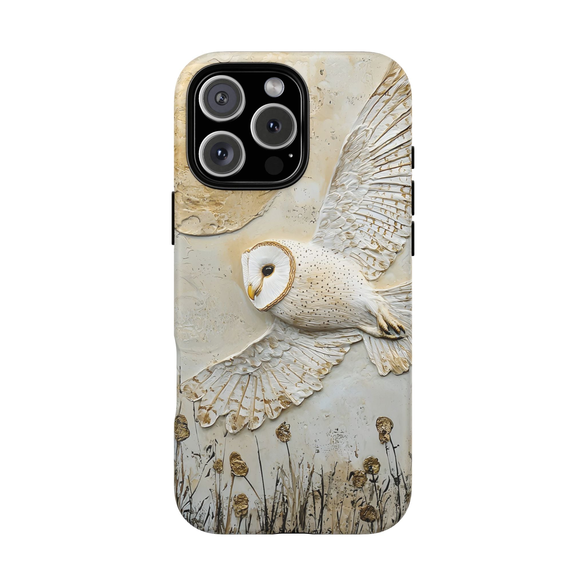 Barn Owl iPhone Case — Elegant Flying Owl Wildlife