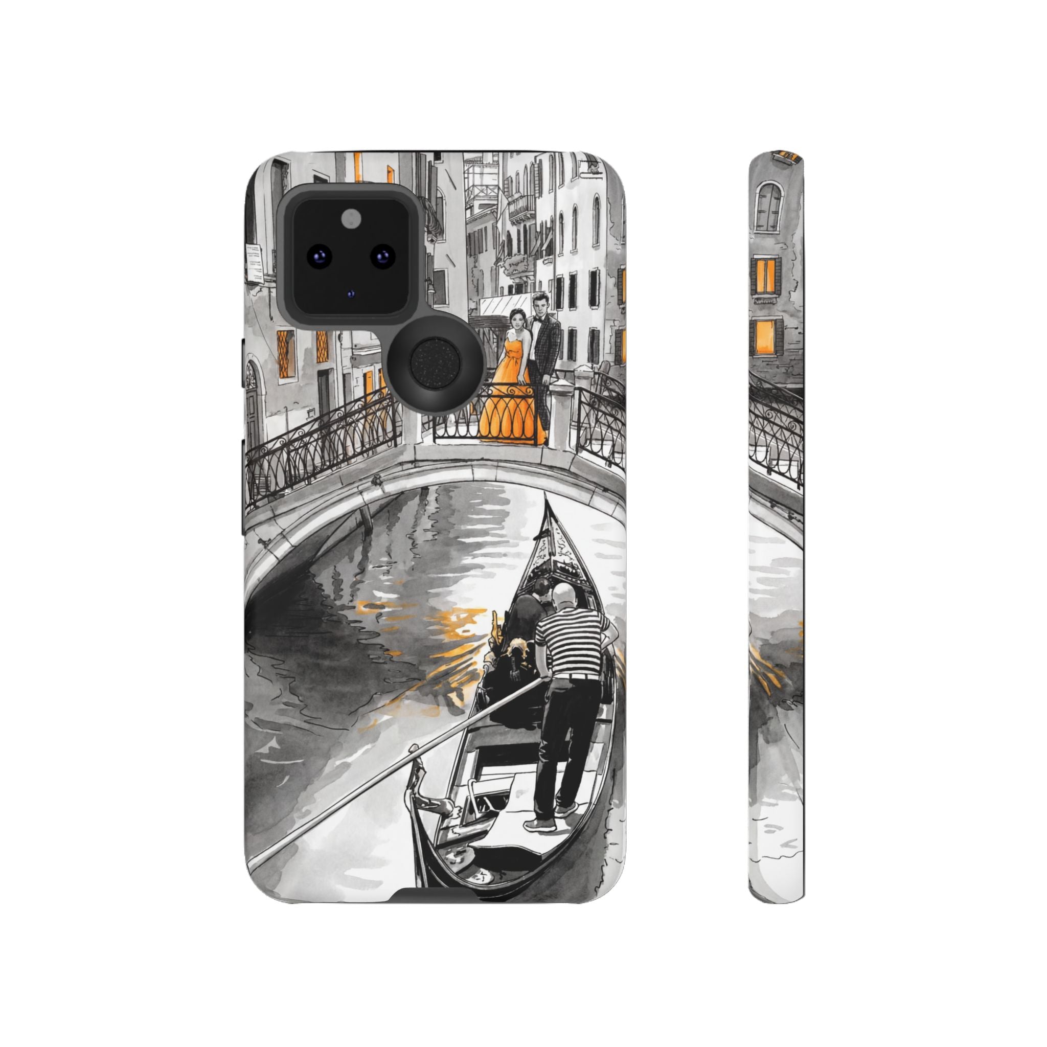 Venice Gondola Google Pixel Case | Romantic Canal Scene Protective Case