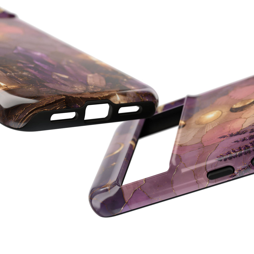 Crystal Moon Google Pixel Phase Phone Case | Witchy Floral Phone Case