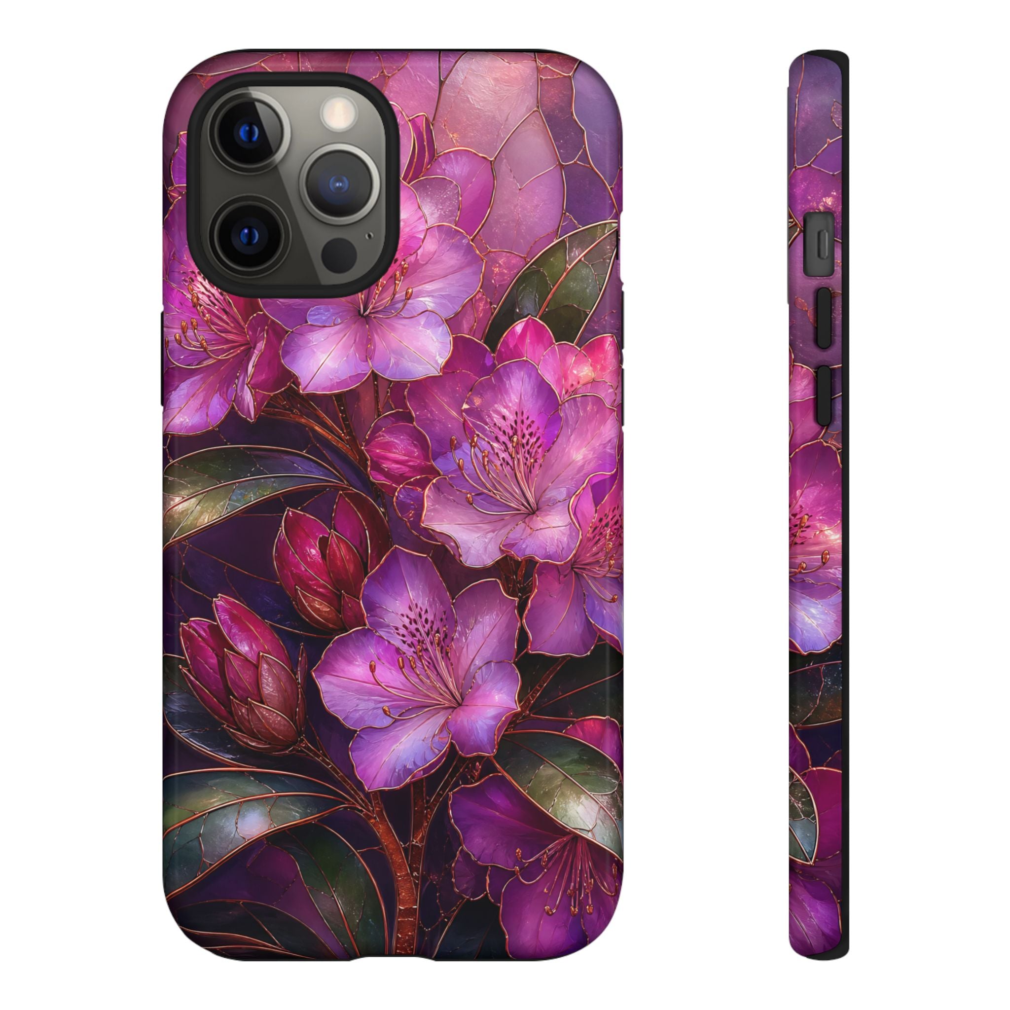 Purple Floral iPhone Case | Dark Botanical iPhone Case