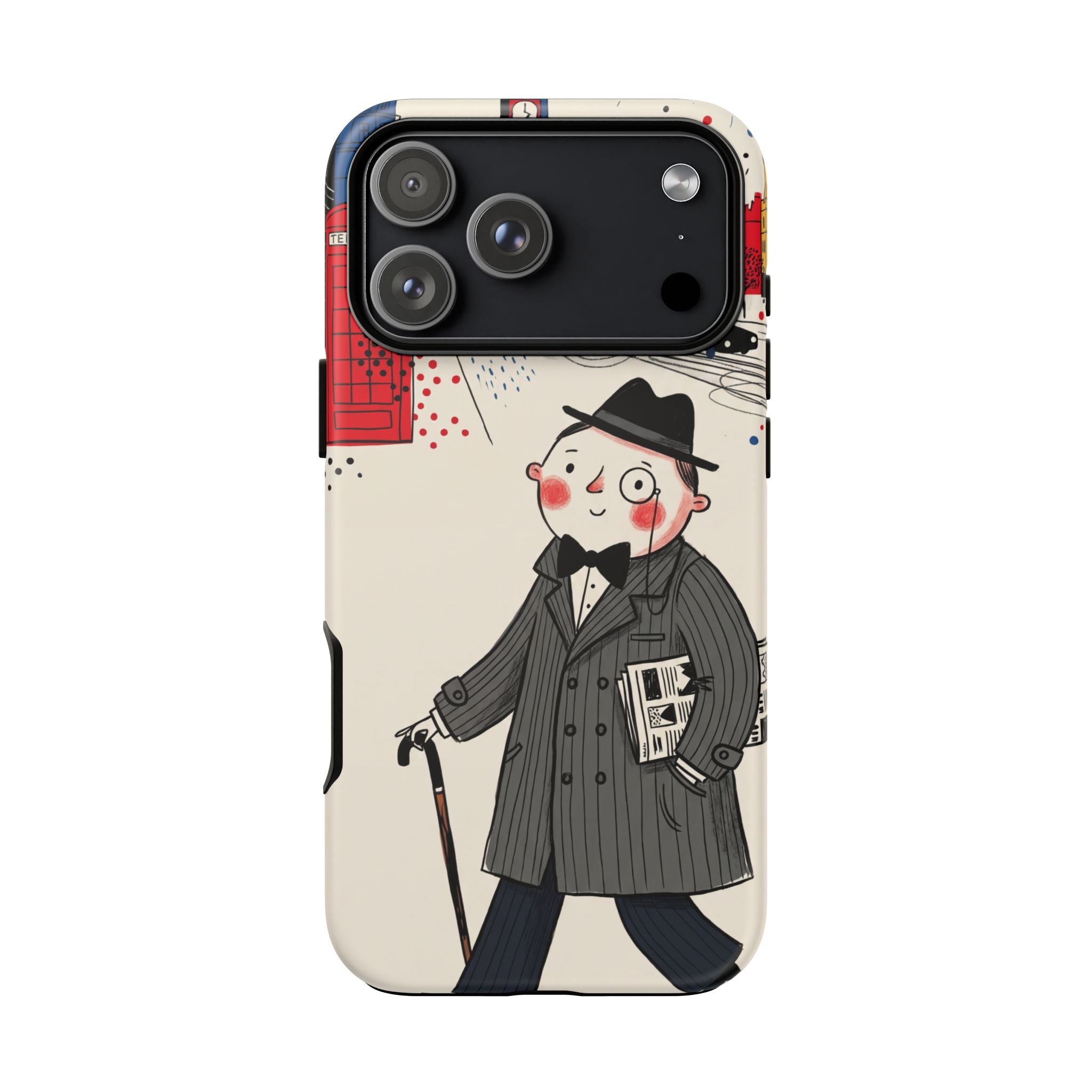 Detective in London iPhone Case