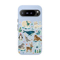 Cute Arctic Animals Tough Google Pixel Phone Case