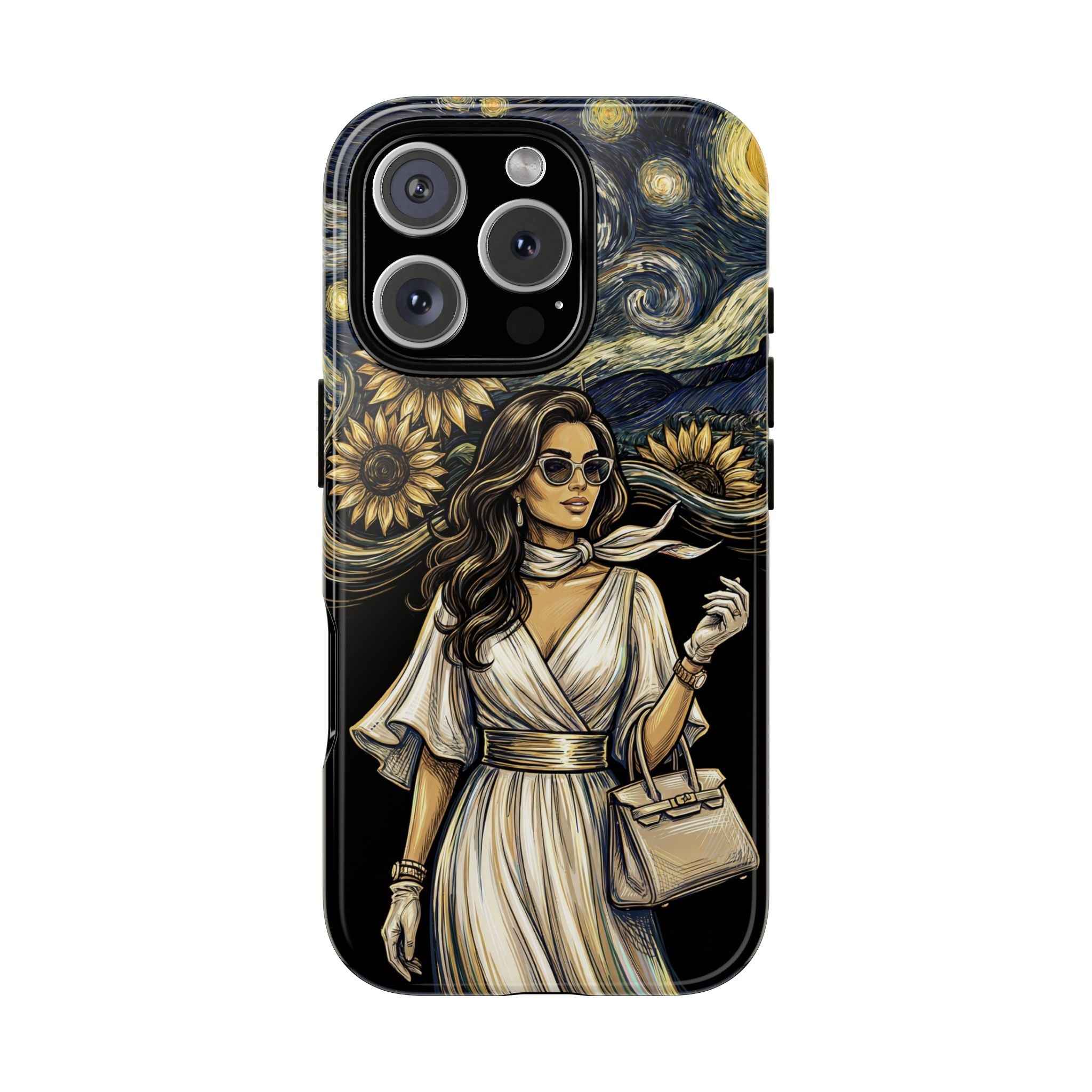 Van Gogh Night Sunflowers iPhone Case | Chic Woman Art