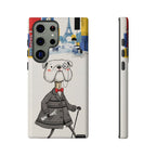Vintage Dapper Gentleman Bulldog Samsung Galaxy Phone Case