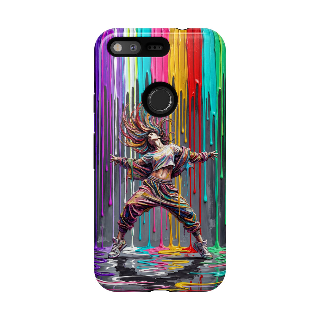 Google Pixel Phone Case | Colorful Street Dance Drip Design