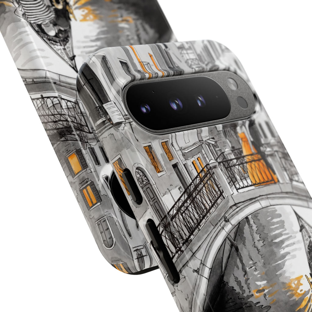 Venice Gondola Google Pixel Case | Romantic Canal Scene Protective Case
