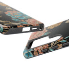 Cover Rigida per Samsung Galaxy con Api Floreali | Custodia Protettiva Vintage Rose e Bombo
