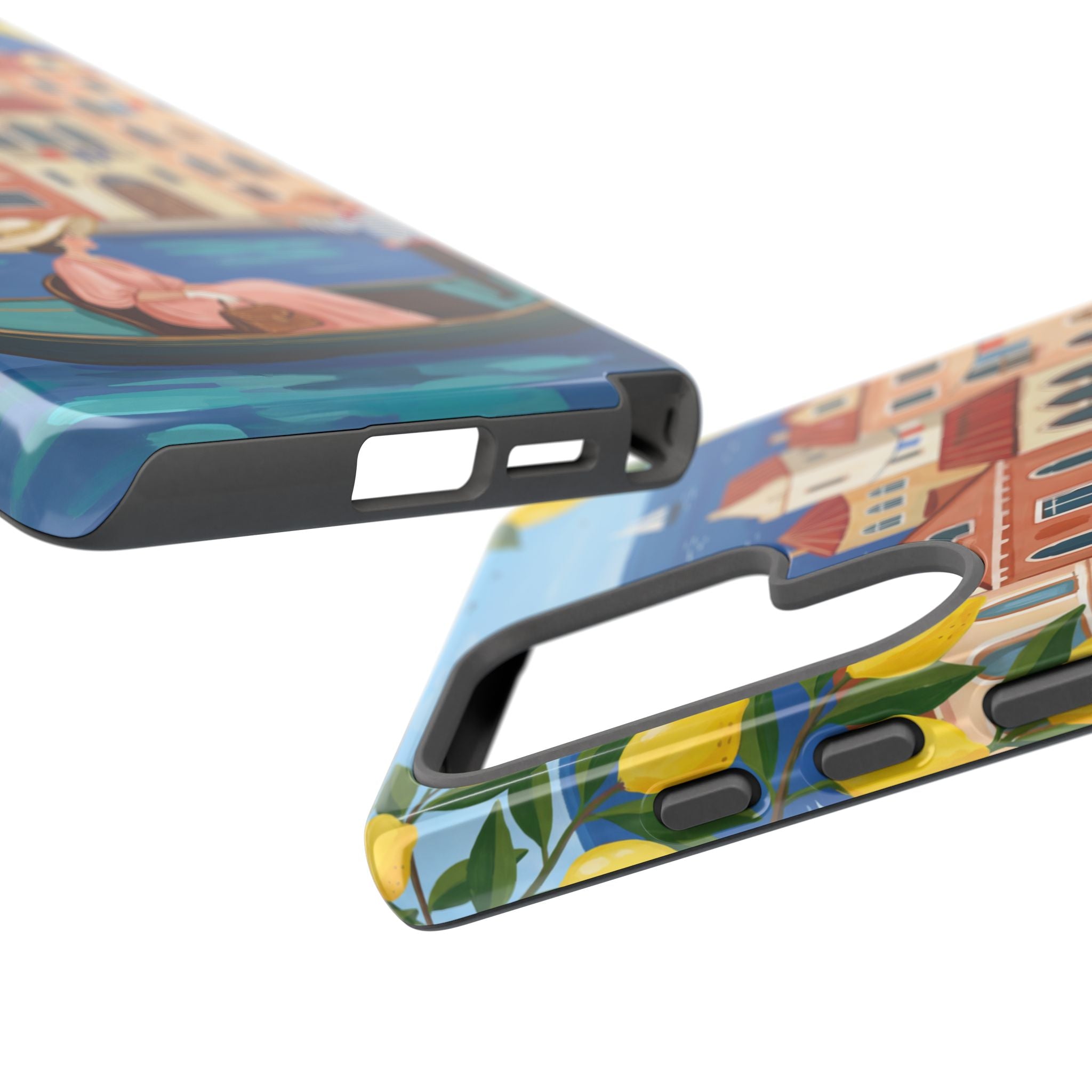 Venetian Gondola Samsung Galaxy Phone Case | Lemon Coast Waterfront Travel