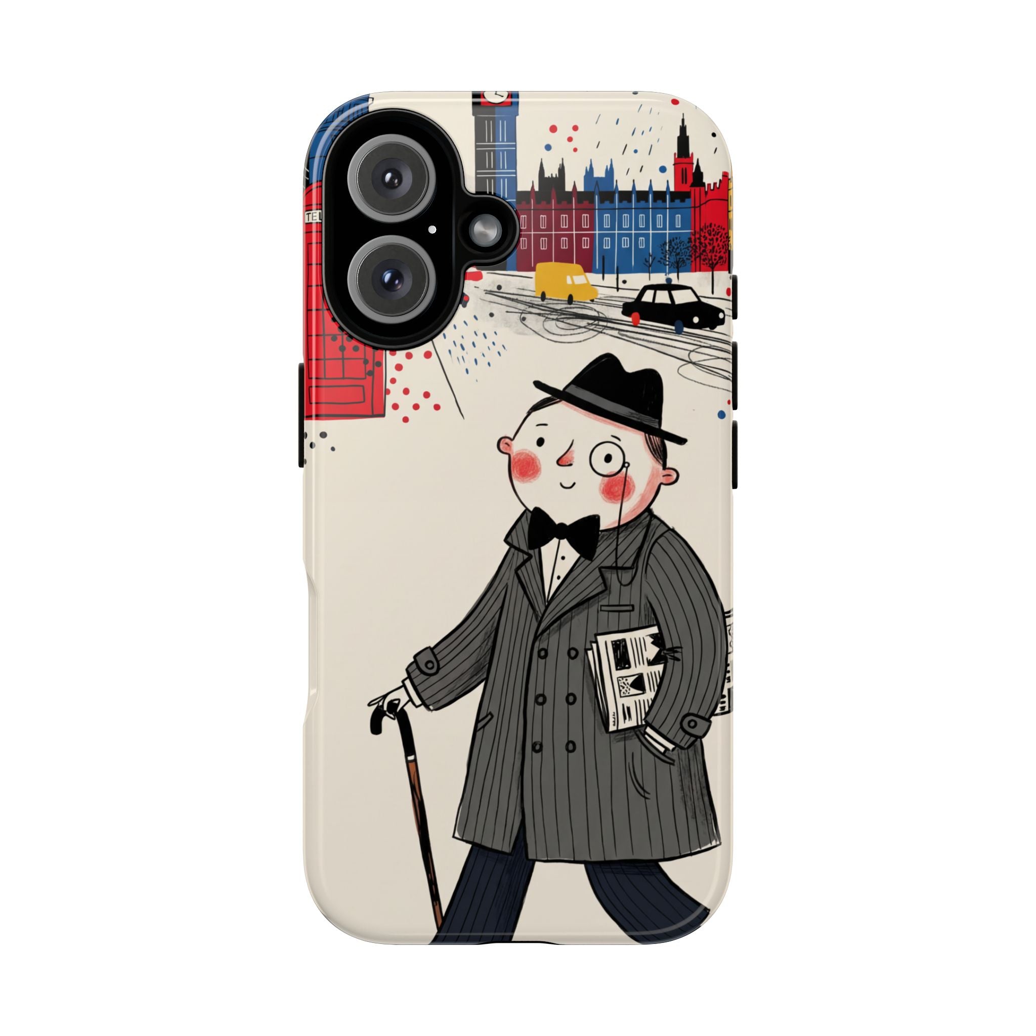 Detective in London iPhone Case