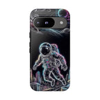 Space Explorer Astronaut Neon Google Pixel Phone Case