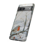Robin Google Pixel Phone Case | Winter Bird Phone Case
