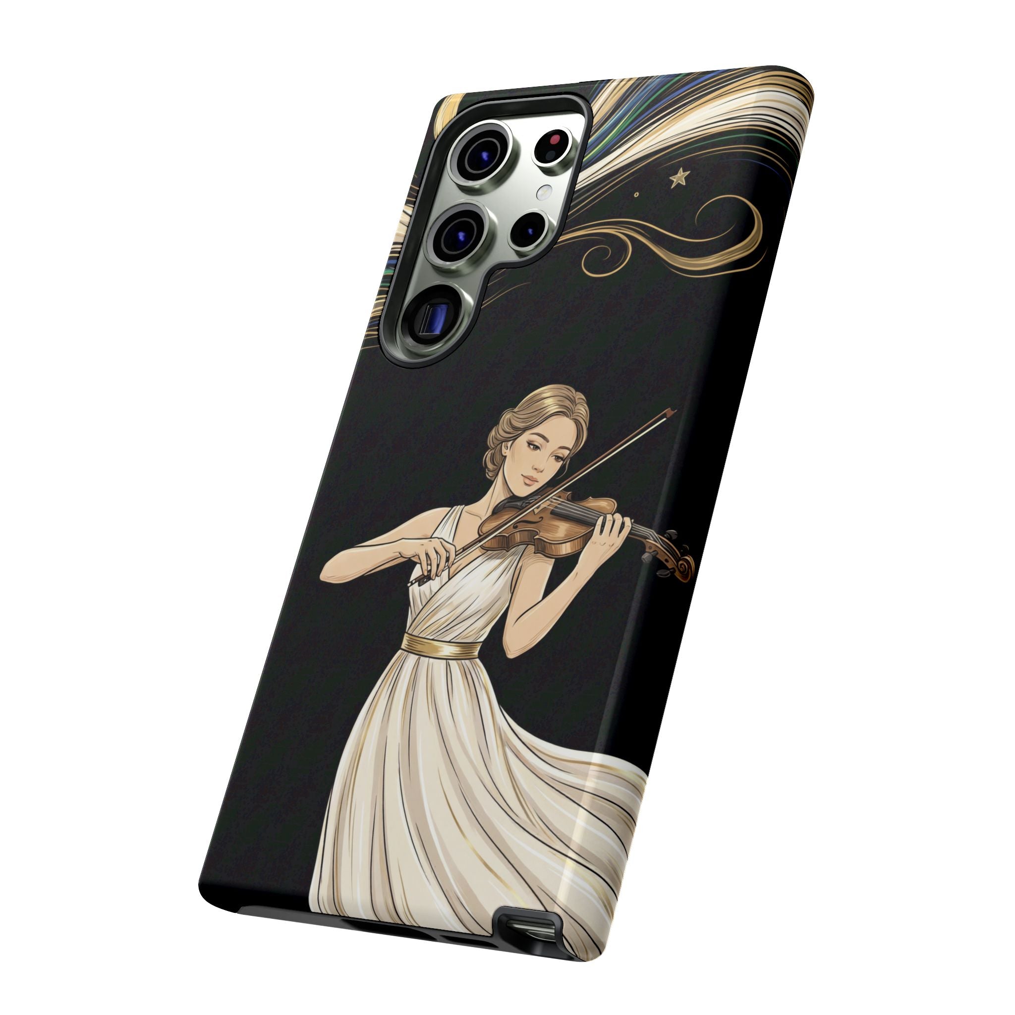Violinist Samsung Galaxy Phone Case | Elegant Classical Musicist Design