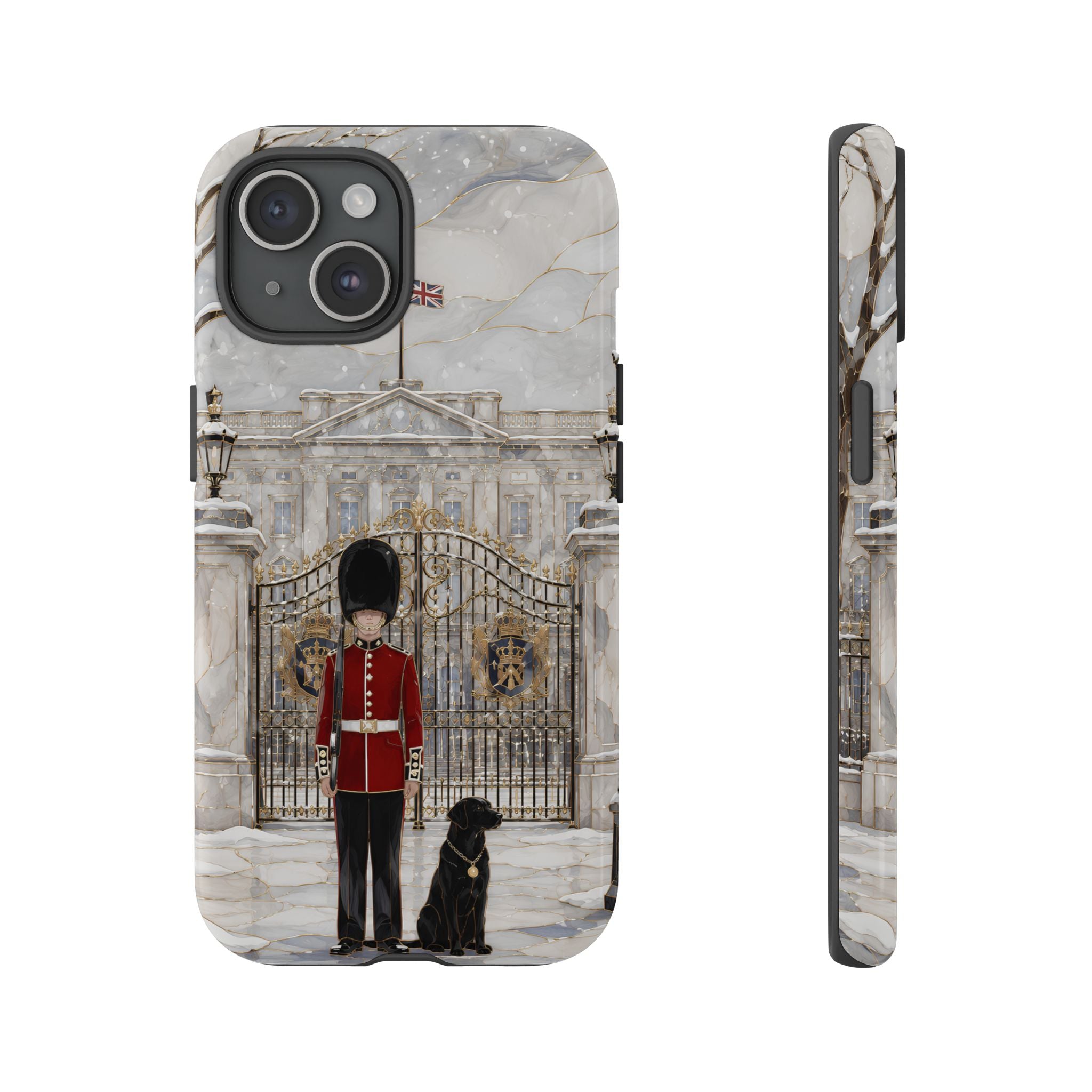 London Guard iPhone Case | Winter Palace Scene iPhone Case