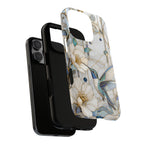 Hummingbird Magnolia iPhone Case | Floral Bird iPhone Case