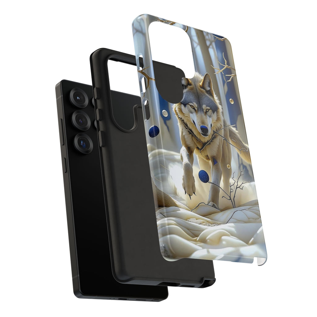 Wolf in Snow Samsung Galaxy Case — Rugged Wildlife