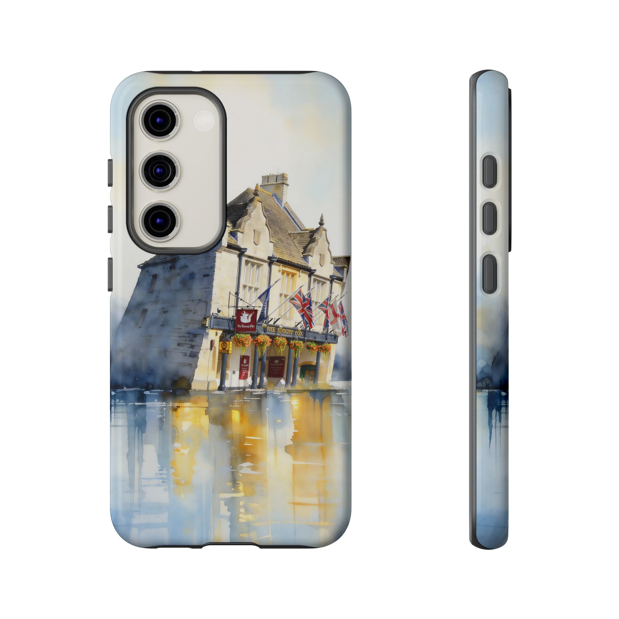 English Village Hotel Aesthetic Samsung Galaxy Phone Case
