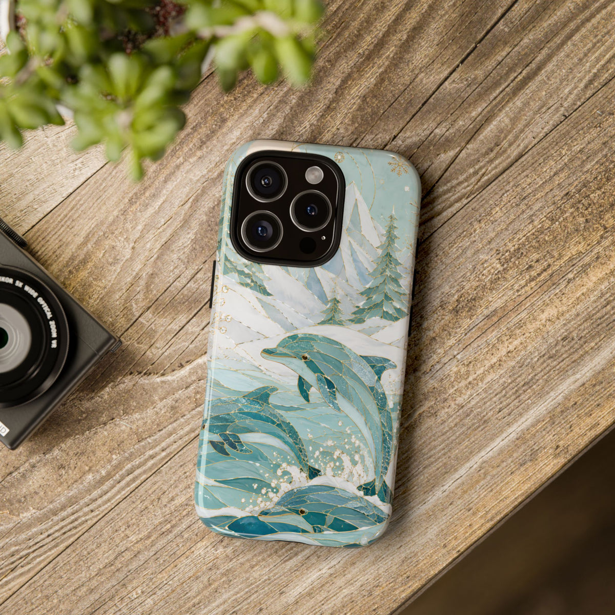 Dolphin iPhone Case | Ocean Wave iPhone Case