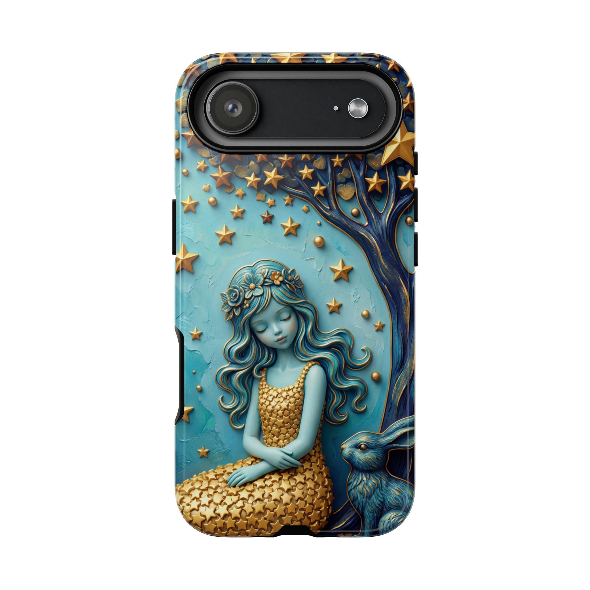 Dreamy Maiden & Star Tree iPhone Case