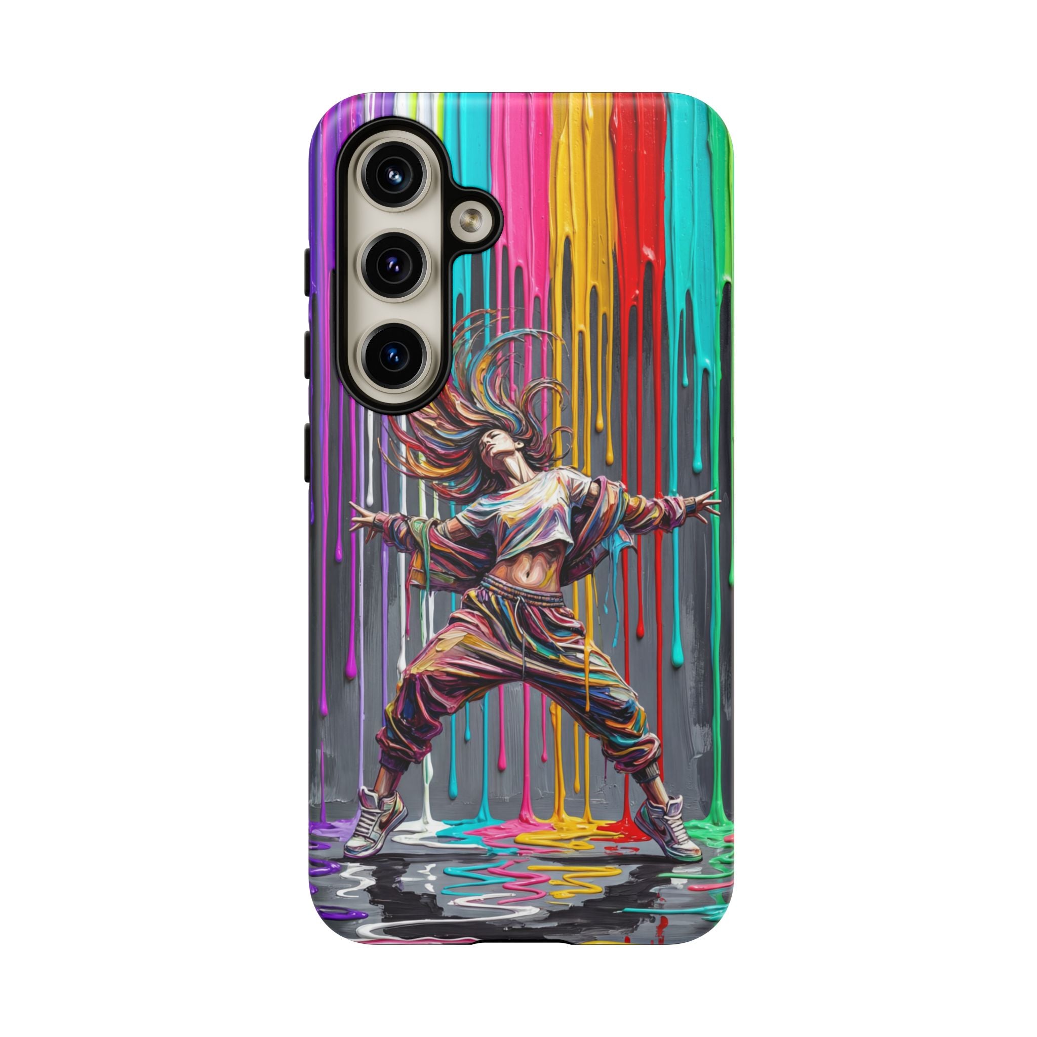 Samsung Galaxy Phone Case | Colorful Street Dance Drip Design