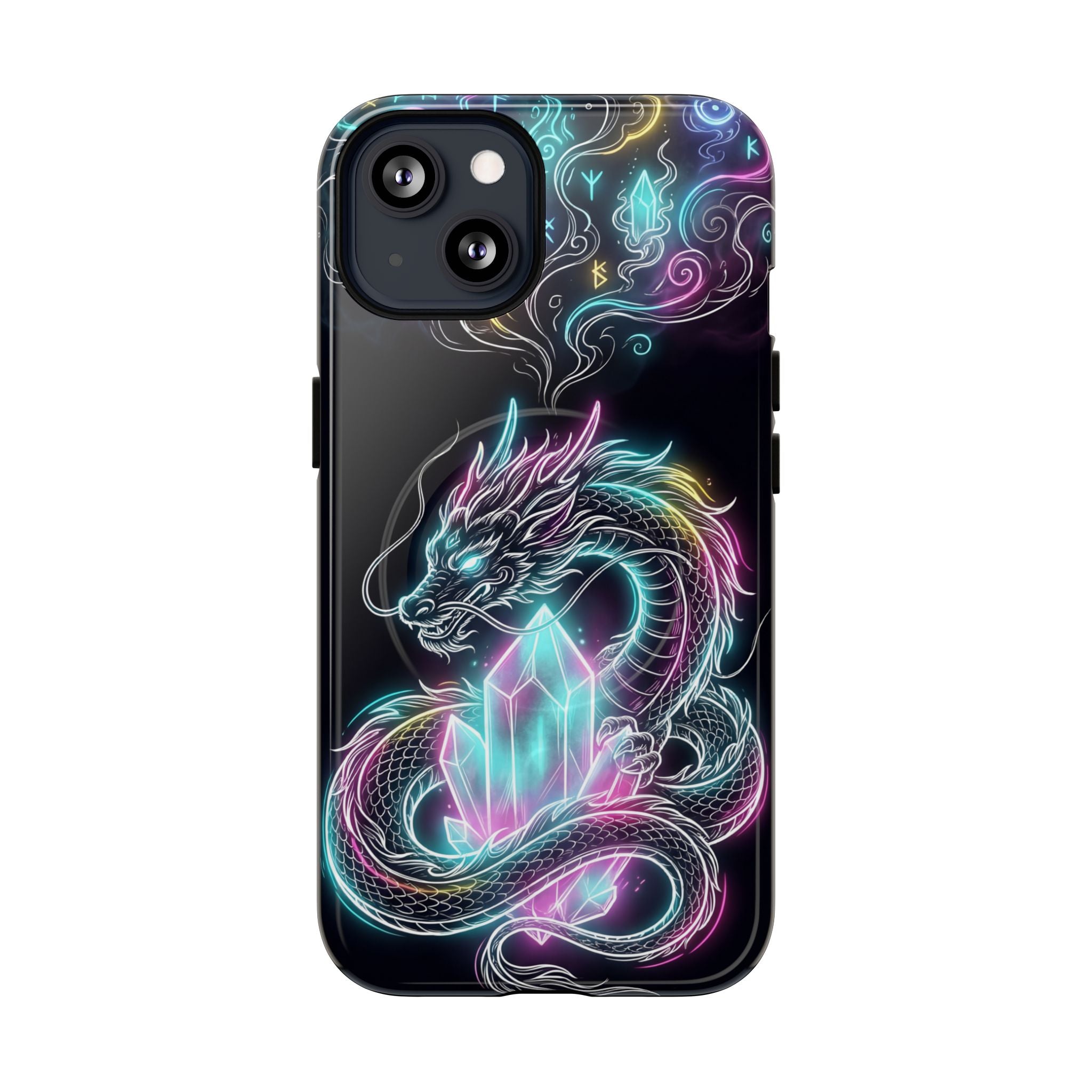Neon Loong Crystal MagSafe iPhone Case