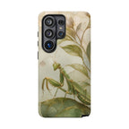 Praying Mantis Samsung Galaxy Phone Case | Stained Glass Insect Phone Case