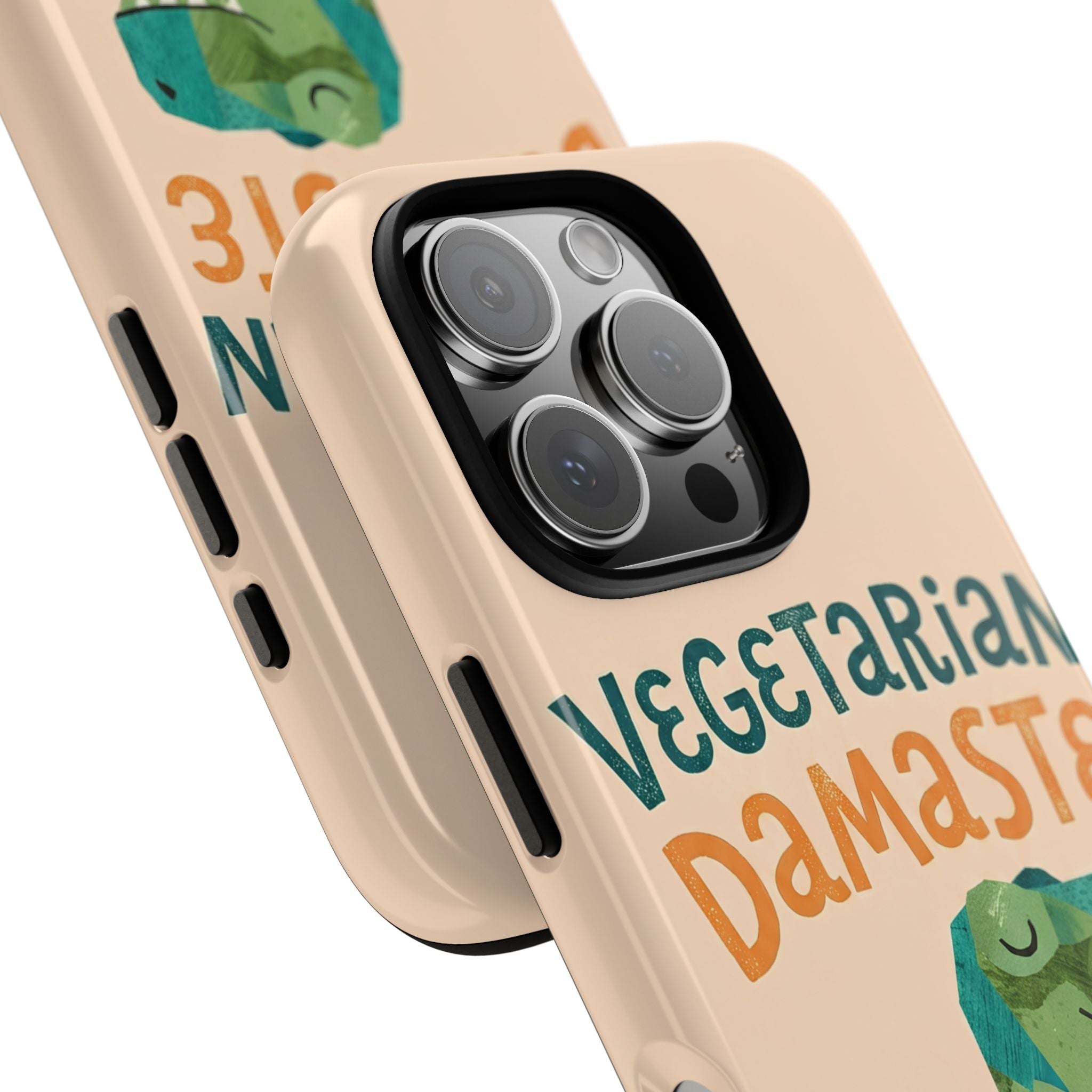 Cute Dinosaur Tough iPhone Case | Whimsical Meditating Dino Cover