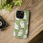 Barn Owl iPhone Case | Woodland Owl Pattern Cover