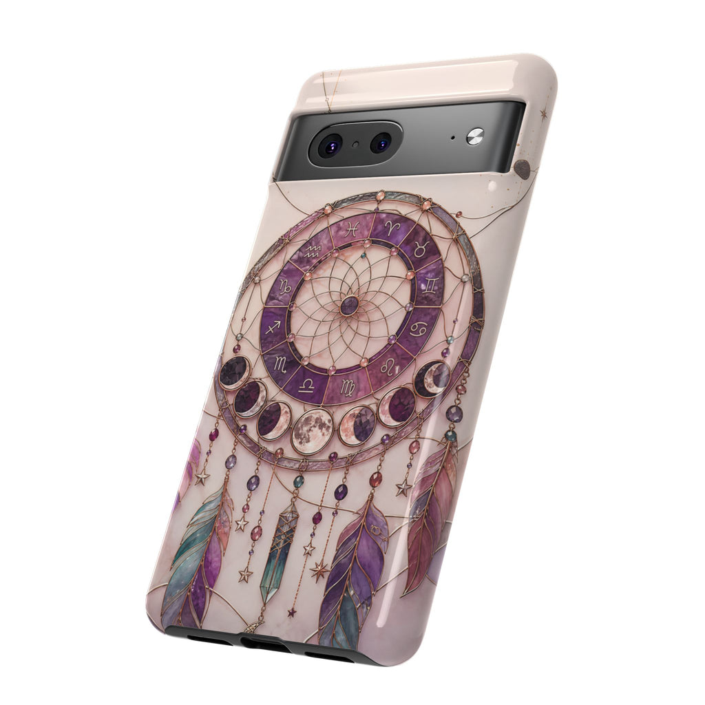 Dreamcatcher Google Pixel Phone Case | Boho Moon Phase Phone Case