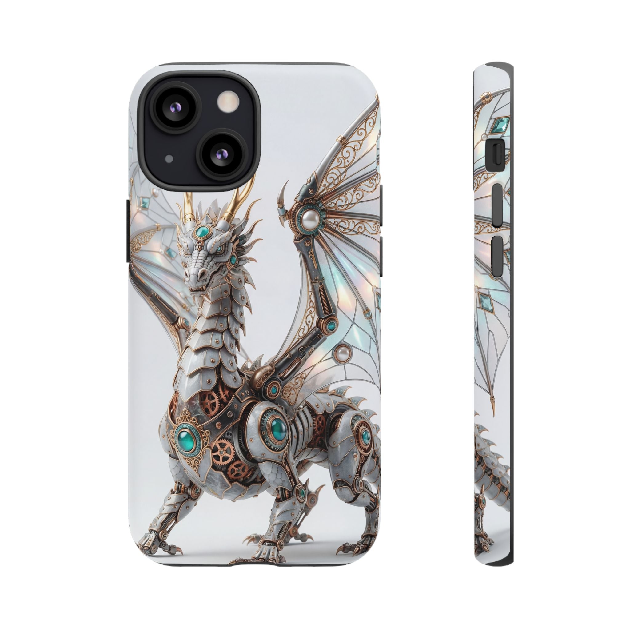 Steampunk Mechanical Dragon iPhone Case — Fantasy Armor Protective Cover