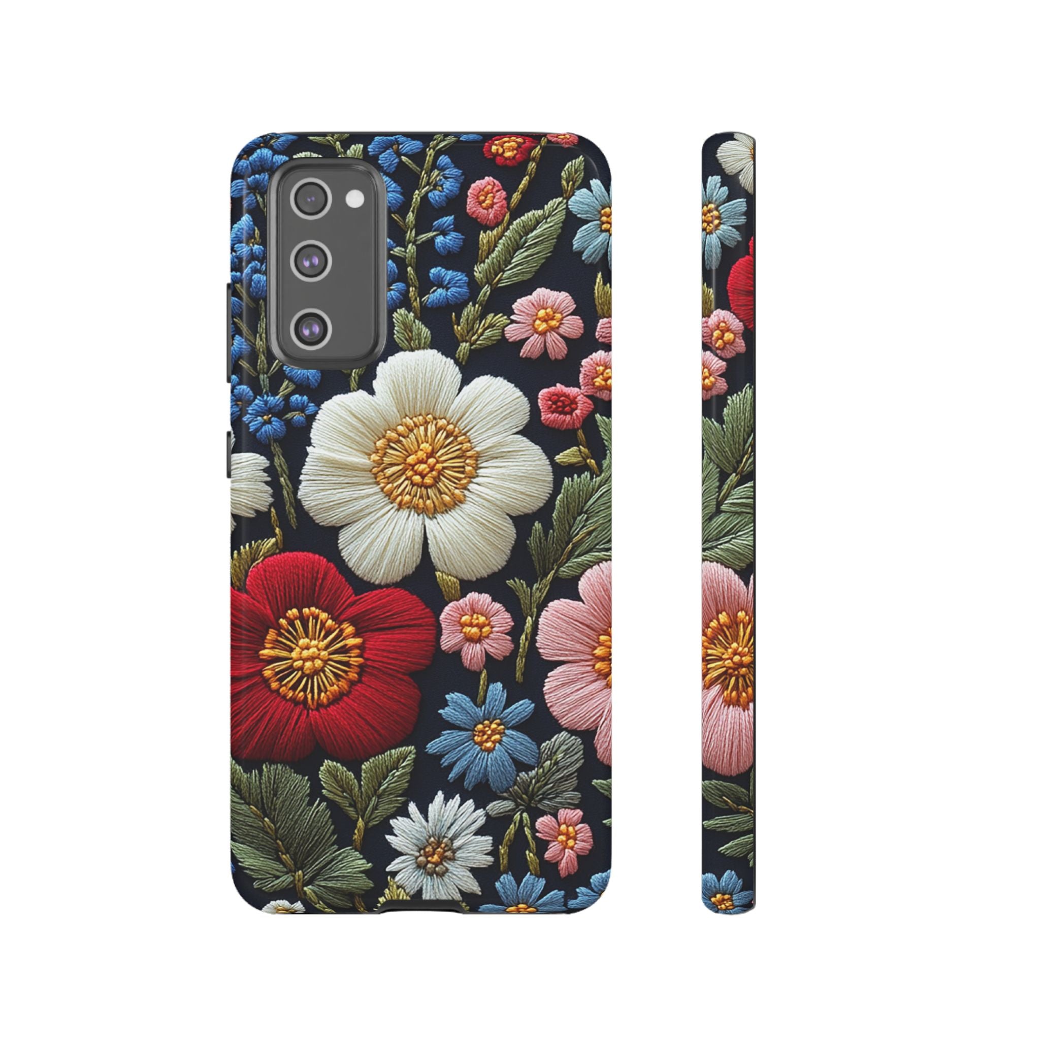 Floral Embroidered Garden Samsung Galaxy Case