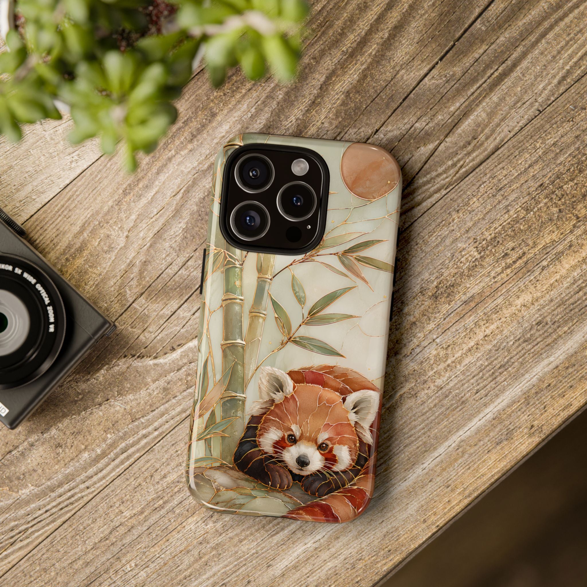 Red Panda iPhone Case | Bamboo Forest Phone Case