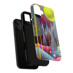 Custodia rigida MagSafe per iPhone Neon Forest